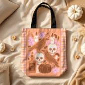 Gemütliches Halloween Modernes Folklore Pastell Ka Tasche