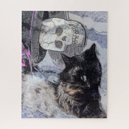 Gemütliches Halloween Puzzle (Vertikal)