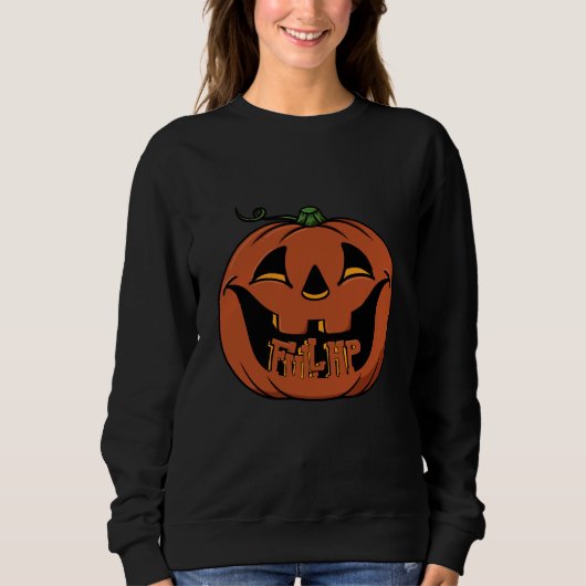 Gemütliches Halloween Sweatshirt (Vorderseite)