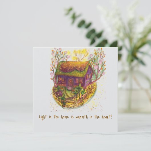 Gemütliches Hausbild (Stehend Vorderseite)