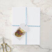 Gemütliches Hausbild Geschenkanhänger (Mit Garn)