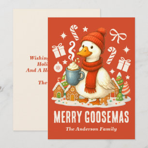 Gemütliches heißes Cocoa Goose Weihnachten