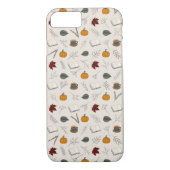 Gemütliches Herbst-gemustert Case-Mate iPhone Hülle (Rückseite)