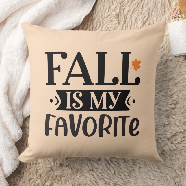 Gemütliches Herbst-Vibes Kissen (Decke)