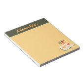 Gemütliches Herbst-Vibes Notizblock (angewinkelt)