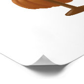 Gemütliches Herbstbäckerhandgezeichnet Poster (Ecke)