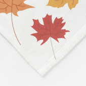 Gemütliches Herbstblanken Fleecedecke (Ecke)