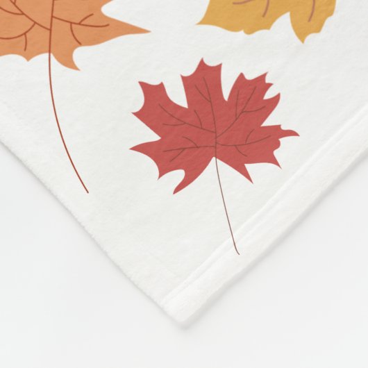 Gemütliches Herbstblanken Fleecedecke (Ecke)
