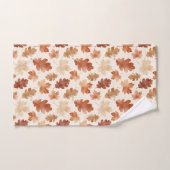 Gemütliches Herbstblattmuster Badhandtuch Set (Handtuch)