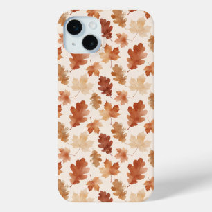 Gemütliches Herbstblattmuster Case-Mate iPhone Hülle