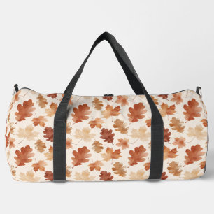 Gemütliches Herbstblattmuster Duffle Bag