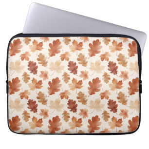 Gemütliches Herbstblattmuster Laptopschutzhülle