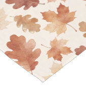 Gemütliches Herbstblattmuster Mittelgroßer Tischläufer (Ecke)