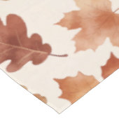 Gemütliches Herbstblattmuster Tischdecke (Schrägansicht)