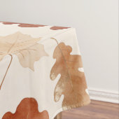 Gemütliches Herbstblattmuster Tischdecke (Beispiel)