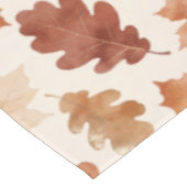 Gemütliches Herbstblattmuster Tischdecke (Schrägansicht)