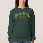 Gemütliches Herbstdesign für die Herbstlaube Sweatshirt (Vorderseite)