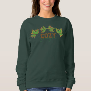 Gemütliches Herbstdesign für die Herbstlaube Sweatshirt