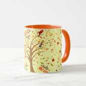 Gemütliches Herbsterlebnis: Die perfekte saisonale Tasse (VorderseiteRechts)