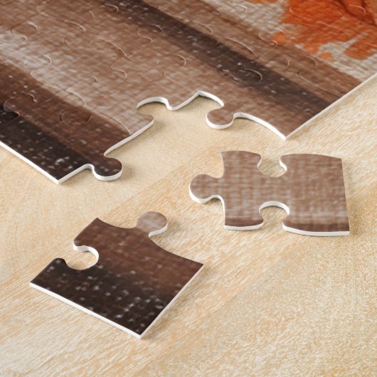 Gemütliches Herbstfenster Puzzle (Seite)