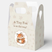 Gemütliches Herbstfox Babydusche Gemütliches Woodl Geschenkschachtel (Geöffnet)