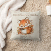 Gemütliches Herbstfox Babydusche Gemütliches Woodl Kissen (Decke)