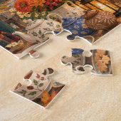 Gemütliches Herbstfuchsteehäuschen Puzzle (Seite)