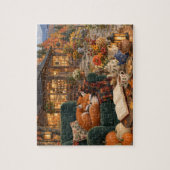 Gemütliches Herbstfuchsteehäuschen Puzzle (Vertikal)