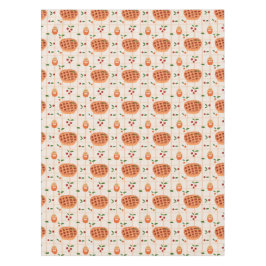 Gemütliches Herbstkuchen-Muster Tischdecke