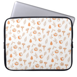 Gemütliches Herbstmuster Laptopschutzhülle