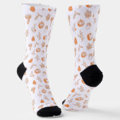Gemütliches Herbstmuster Socken (Gewinkelt)