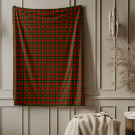 Gemütliches Holiday Classic Tartan Kariertes Muste Fleecedecke