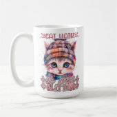 Gemütliches Hut mit Glitzern Kaffeetasse (Links)