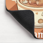 Gemütliches Igel-Kaffee-Schreibtisch-Mauspad Mousepad (Ecke)