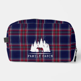 Gemütliches Kabinenaccessoire Klassisch Kariert in Waschbeutel