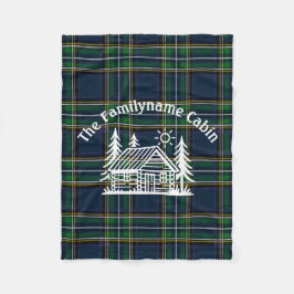 Gemütliches Kabinett Personalisierter Kehlkopf Fleecedecke