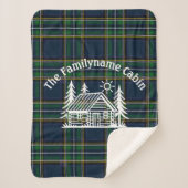 Gemütliches Kabinett Personalisierter Kehlkopf Sherpadecke (Vorderseite)