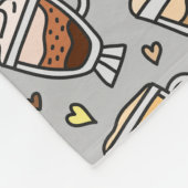 Gemütliches Kaffeeblanket für entspannende Sippen Fleecedecke (Ecke)
