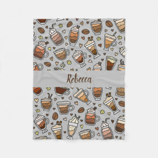 Gemütliches Kaffeeblanket für entspannende Sippen Fleecedecke
