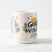 Gemütliches Kaffeetasse mit guter Atmosphäre (Vorderseite Links)