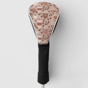 Gemütliches Kaffeetassen-Muster (4) Golf Headcover