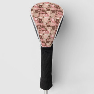 Gemütliches Kaffeetassen-Muster (5) Golf Headcover