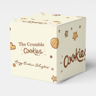 Gemütliches Keksgeschmack (Creme) Geschenkschachtel