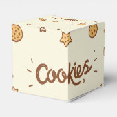 Gemütliches Keksgeschmack (Creme) Geschenkschachtel (Rückseite)