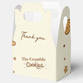 Gemütliches Keksgeschmack (Creme) Geschenkschachtel (Offen)