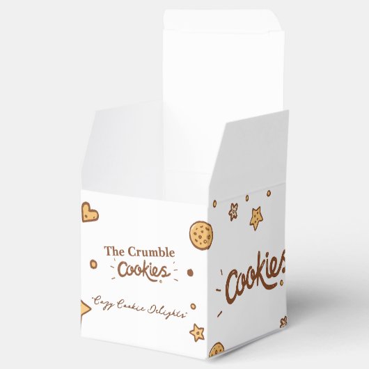 Gemütliches Keksgeschmack Geschenkschachtel (Geöffnet)