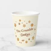 Gemütliches Keksgeschmack Pappbecher (Vorderseite)