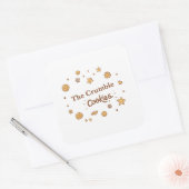 Gemütliches Keksgeschmack Quadratischer Aufkleber (Umschlag)