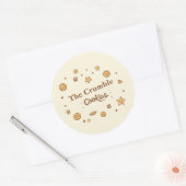 Gemütliches Keksgeschmack Runder Aufkleber (Umschlag)