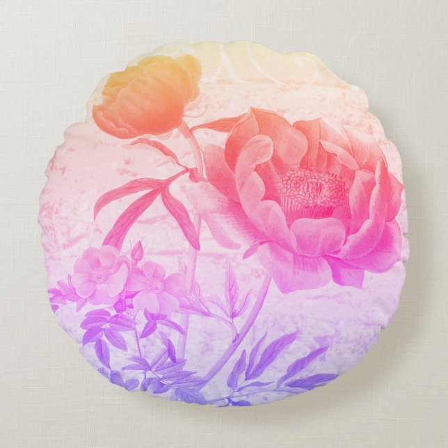 Gemütliches Komfort-Kissen Rundes Kissen (Vorderseite)